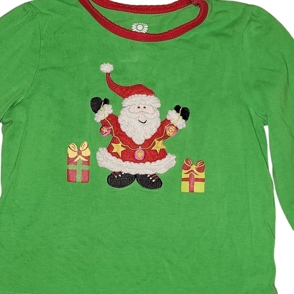 5/$10 J. KHAKI size 3T long sleeve Christmas themed top. Santa Claus graphic - Picture 6 of 6